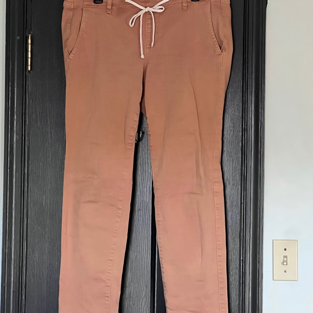 Torrid Sz 0/14 Tan Chinos Midrise Casual Pull-on Elastic Waist Stretch